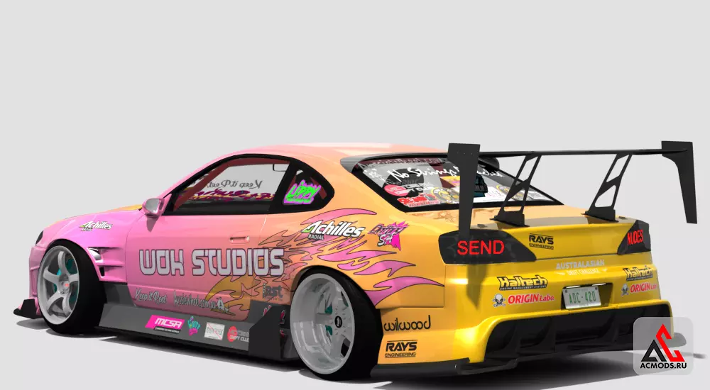 ADC Nissan Silvia S15 Raijin "Thunder God" для Assetto Corsa