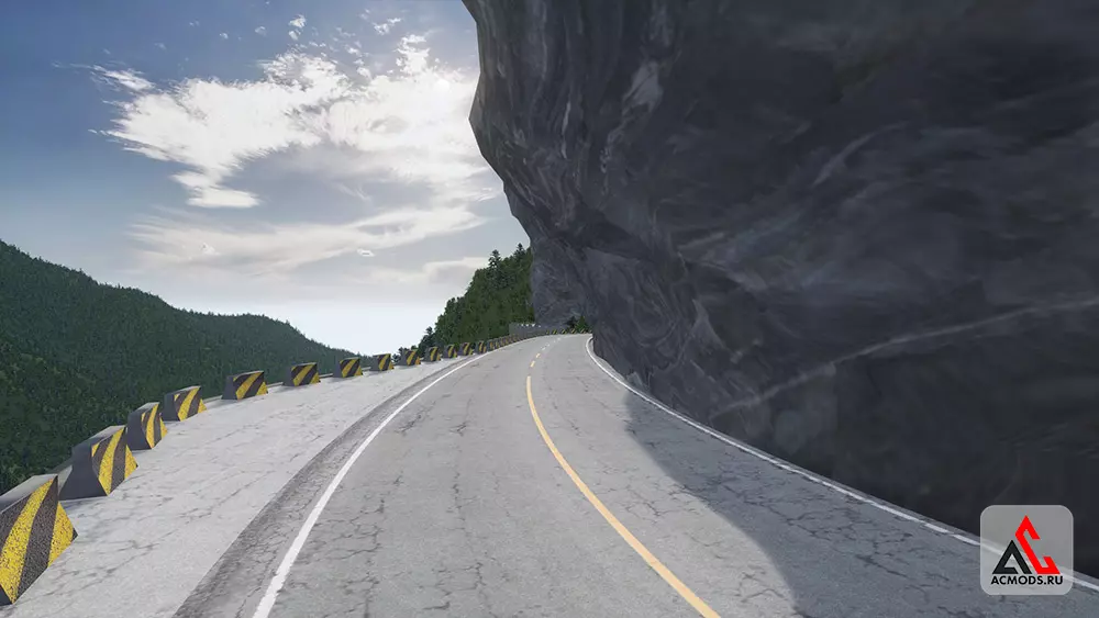 "Tianmen Mountain" карта для Assetto Corsa
