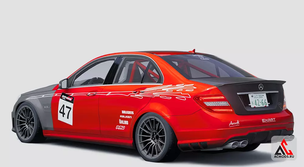 2012 Mercedes-Benz C63 AMG (W204 - der Weidmann) для Assetto Corsa