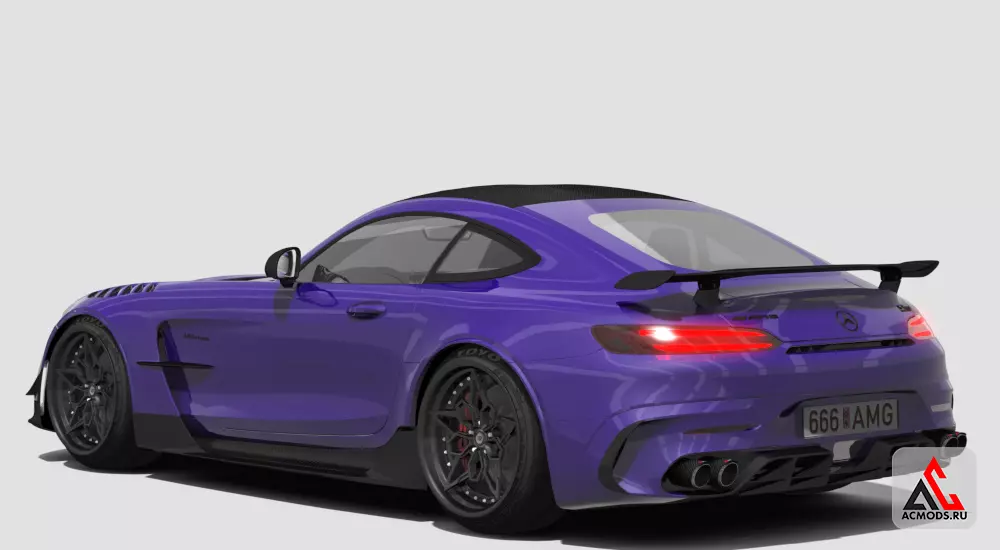 Mercedes-Benz AMG GT MLZ для Assetto Corsa