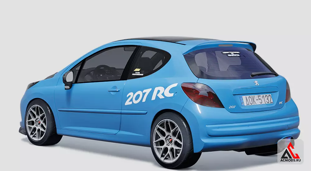 Kas Peugeot 207 RC - GTX 3076R для Assetto Corsa