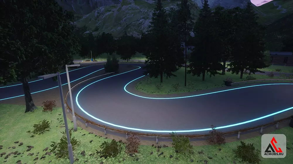 "Mountain Forest Raceway" карта для Assetto Corsa