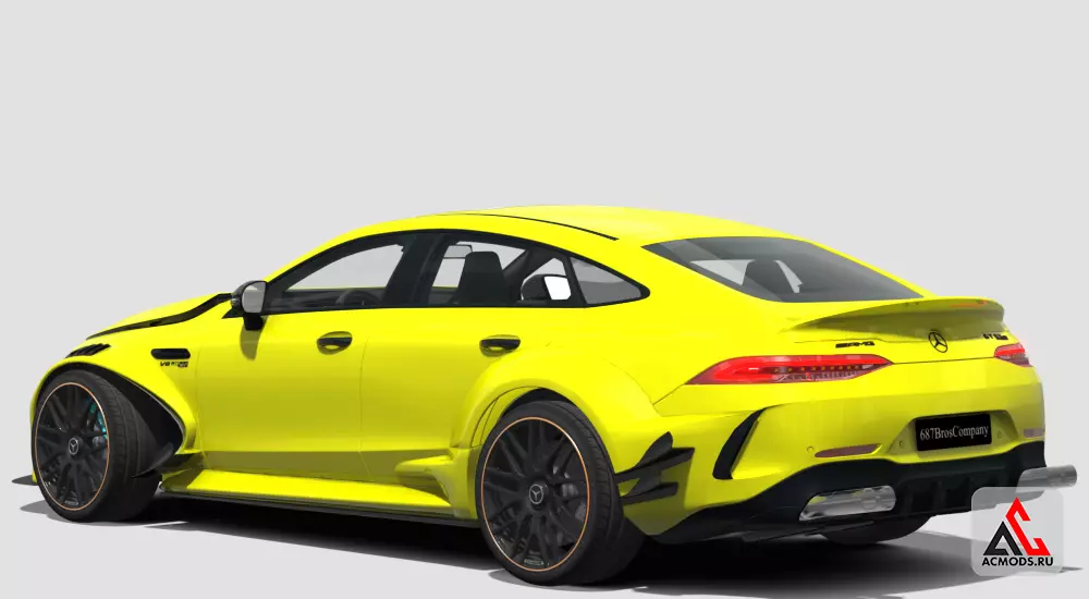 687 Bros Mercedes GT63 AMG sedan для Assetto Corsa