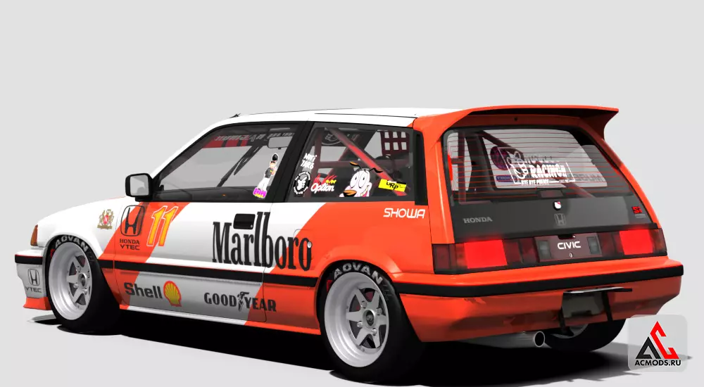Honda Civic kanjo Hellspec V2 для Assetto Corsa