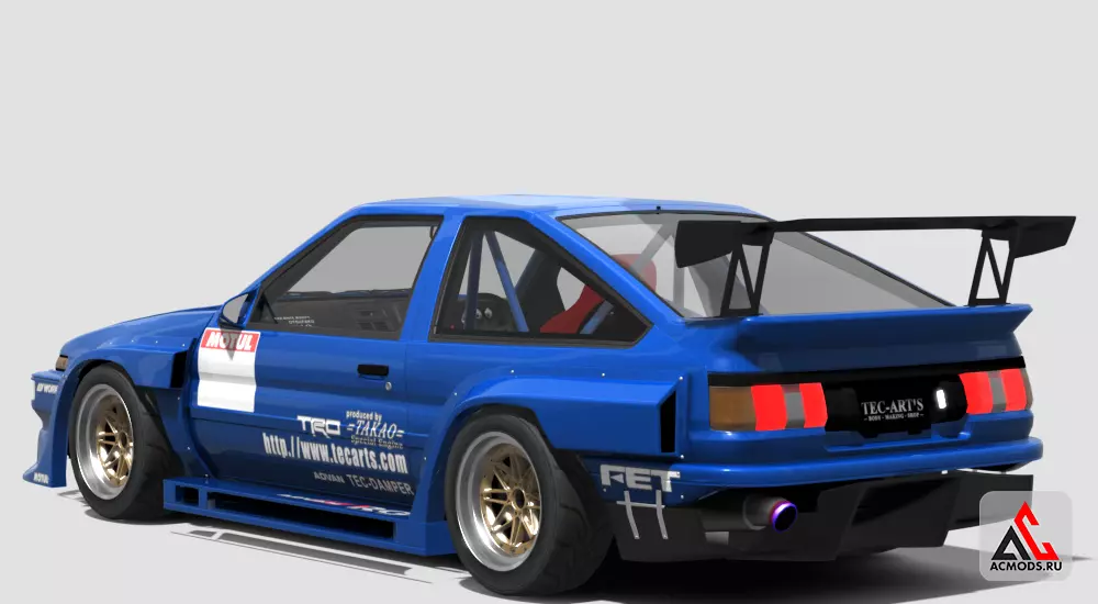 RBMS Toyota Trueno(AE86) N2 для Assetto Corsa