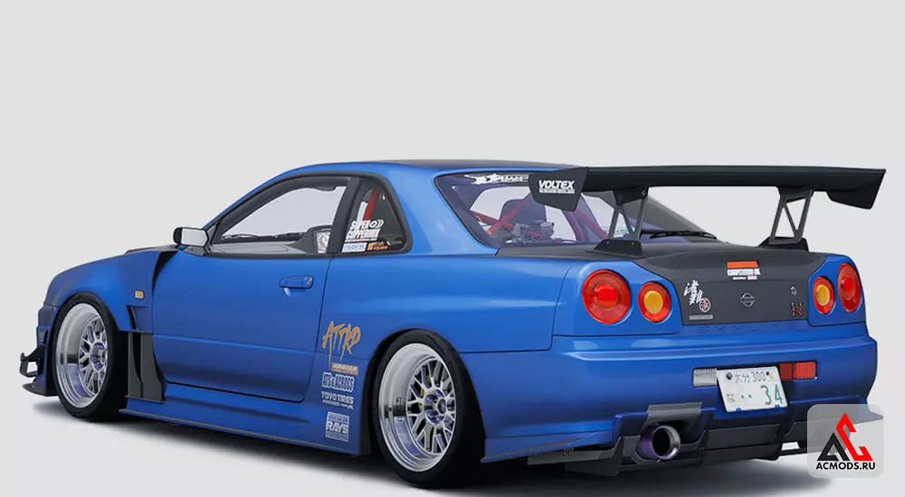 1999 Nissan Skyline GT-R V-Spec II для Assetto Corsa