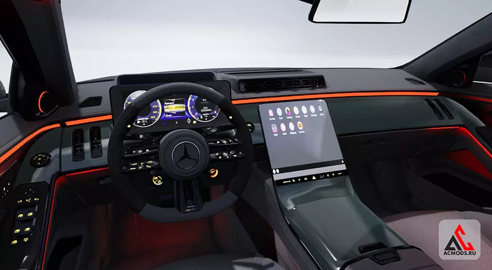 Sayrx Mercedes S63 Brabus 700 2023 Blacked-out Specs для Assetto Corsa