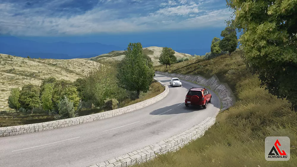 Трафик для карты "Col de Vence (Hillclimb)" в Assetto Corsa