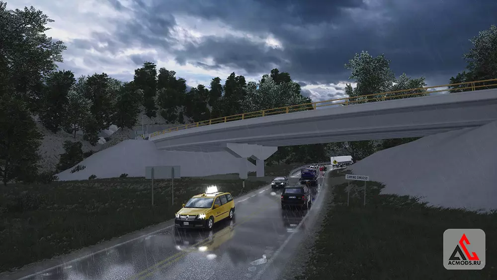 "Mexico Roads Horizon Life" карта для Assetto Corsa