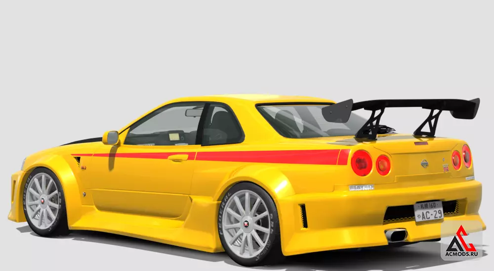 Nissan Skyline GTR R34 NFSU DRIFT для Assetto Corsa