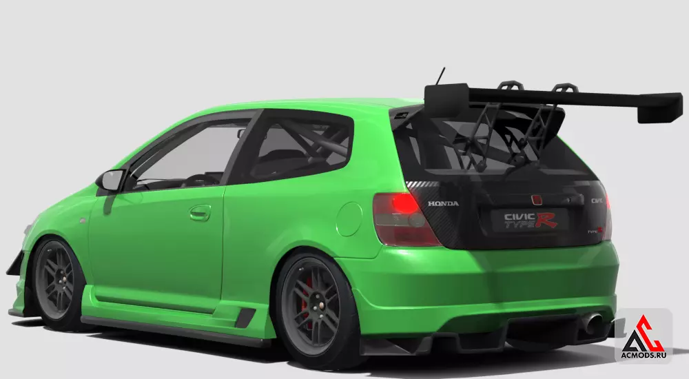 Honda Civic Type R EP3 2001 Turbo для Assetto Corsa