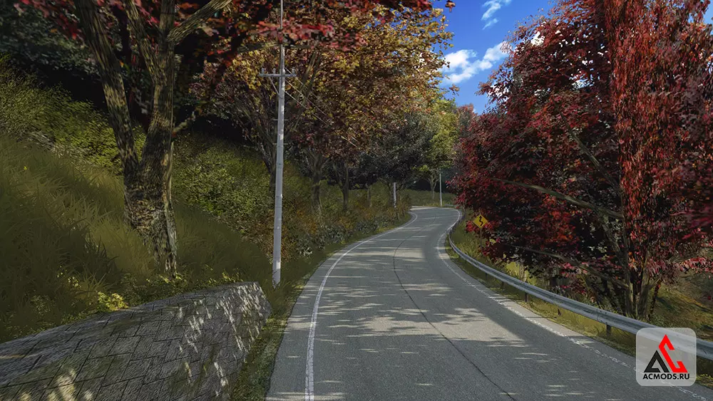Трафик для карты "EK Happogahara" в Assetto Corsa