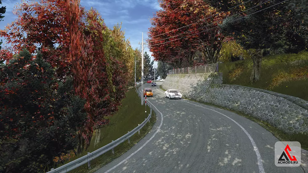 Трафик для карты "EK Happogahara" в Assetto Corsa