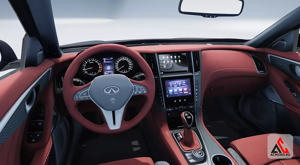 Infiniti Q50 Red Sport 400 AWD для Assetto Corsa