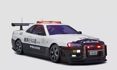 Nissan Skyline R34 Police Interceptor - TIResArpi