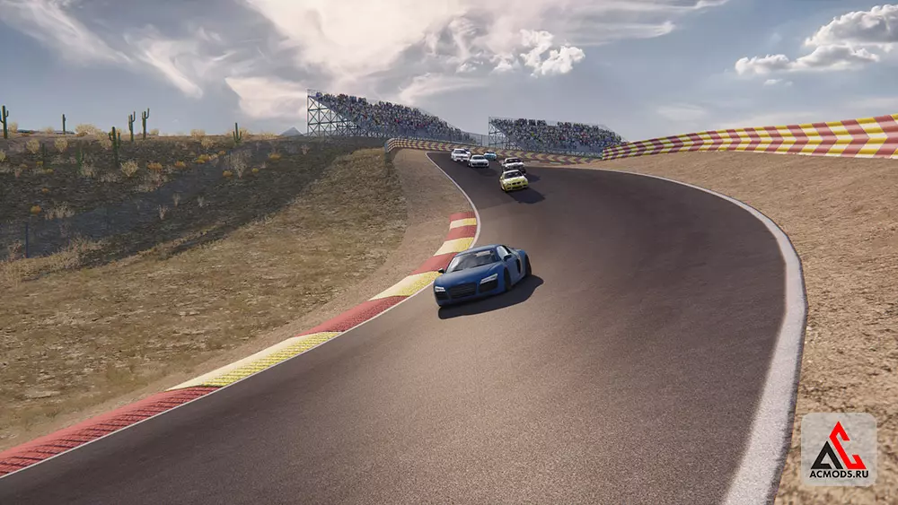 "Death Valley Raceway" карта для Assetto Corsa